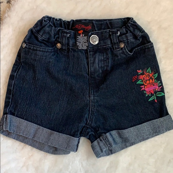 Ed Hardy denim shorts - Picture 2 of 7